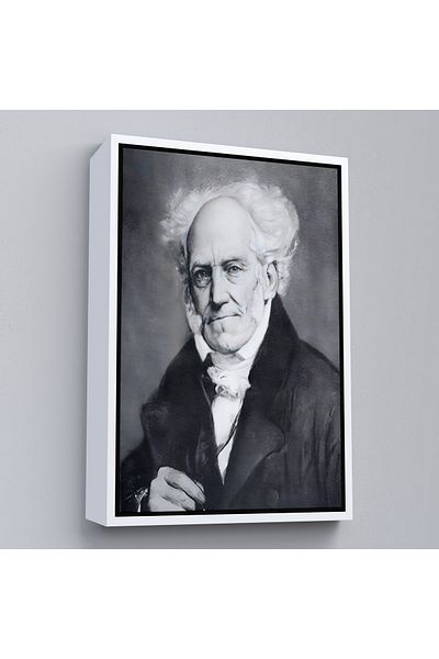 Harita Sepeti Pictură Arthur Schopenhauer cu cadru alb