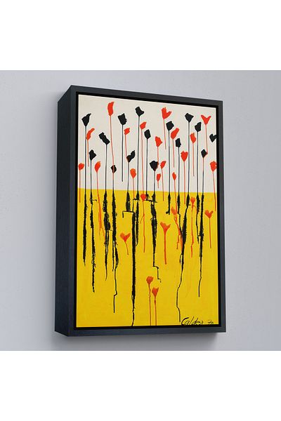 Harita Sepeti Alexander Calder με χρυσό πλαίσιο - Τέχνη Drops - Drops