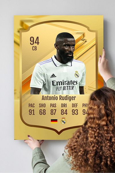 Cadran Σετ σειράς τραπεζιών Fut Card mdf Footballer