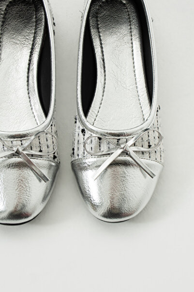 DUXAL SHOES Sebastien Двоколірні балетки з бантиком для жінок