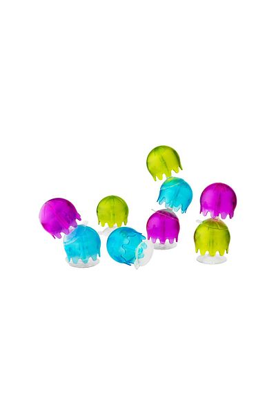 Boon Jellies Suction Cup Bath Toys - Baby Sensory Jellyfish - Multicolored - 9 Count - Ages 12+ Months