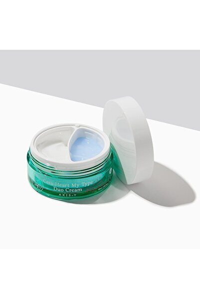 AXIS-Y Cera-Heart My Type Duo Cream 60ml | Dual Moisturizing Cream for T & U Zones | Heartleaf & Ceramide