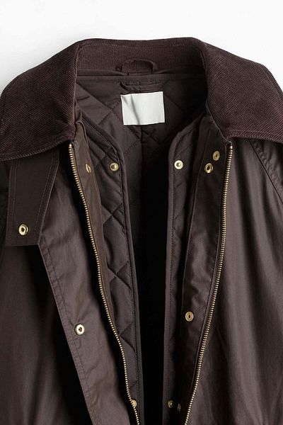 H&M Waxed coat