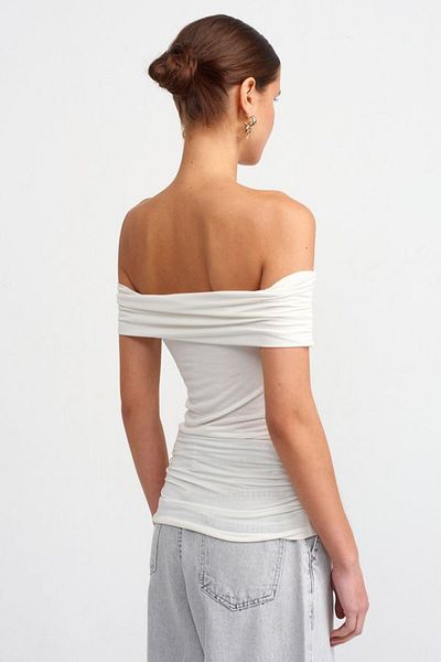 Hiccup Bodycon μπλουζάκι με λουράκι ώμου και λεπτή συμπίεση στη μέση