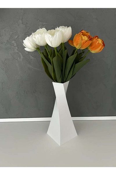 3D Brothers Artistic Twisted Vase - Unique Home Decor Piece