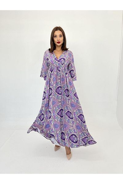 İpeksi Silky 7035 Dress-Purple