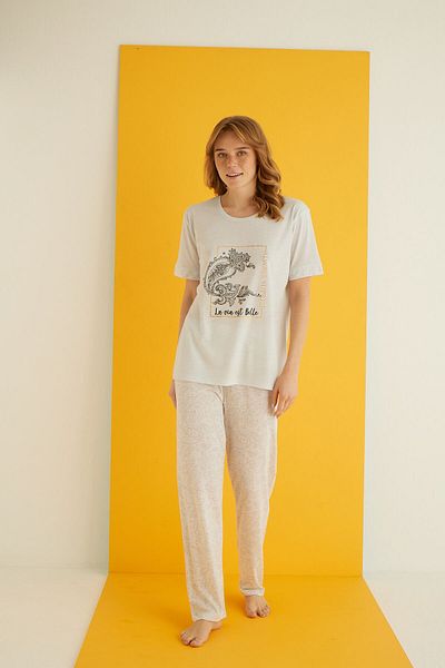 ELİTOL VISKOSE PAJAMAS SET