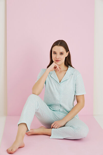 ELİTOL PENYE DÜĞMELİ PİJAMA TAKIMI