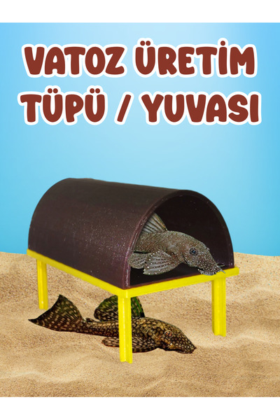 MDİZMİR Vatoz Küpü ( Sarı ) Vatoz Yumurtlama Küpü Balık Yuvası Testi Küçük Ak...