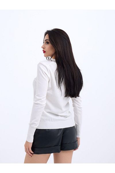Viyamo 42281 Trico Casual Sweater-Ekru