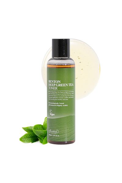 Benton Deep Green Tea Toner 150ml - Sensitive & Oily Skin Korean Face Toner