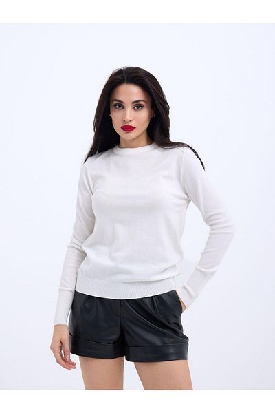 Viyamo 42281 Trico Casual Sweater-Ekru