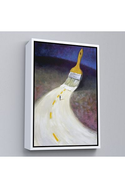 Harita Sepeti Pictură de perete cu cadru alb