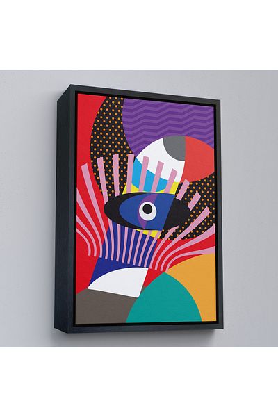 Harita Sepeti Πίνακας Spiritual Eye με χρυσό πλαίσιο