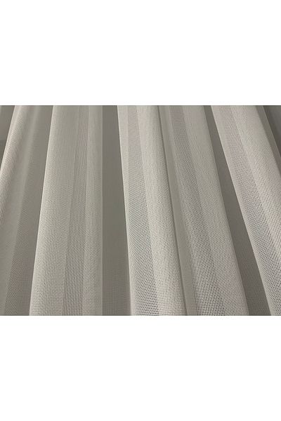 Pyramid Home Worry-Free Elegant Tulle Curtain No Ironing Guaranteed 1/3 Tight Pleat Self-Repairing Tulle Curtain