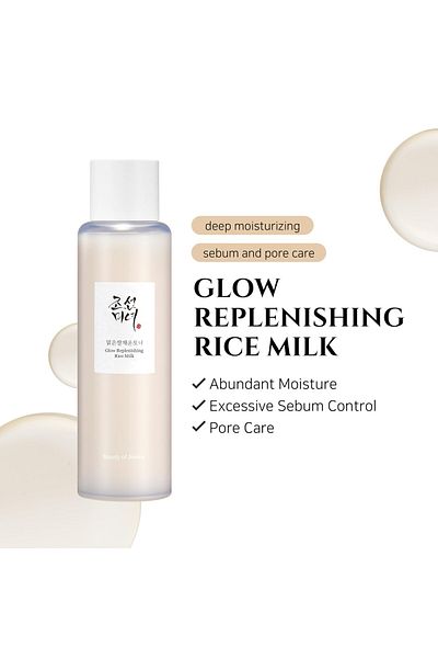 Beauty of Joseon Glow Replenishing Rice Toner for Oily Skin, Korean Moisturizing Balance Care, 150ml