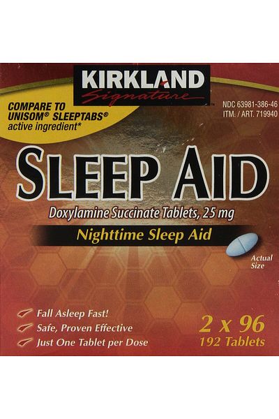 Kırkland Kirkland Signature Nighttime Sleep Aid (Doxylamine Succinate 25 mg), 192 Tablets
