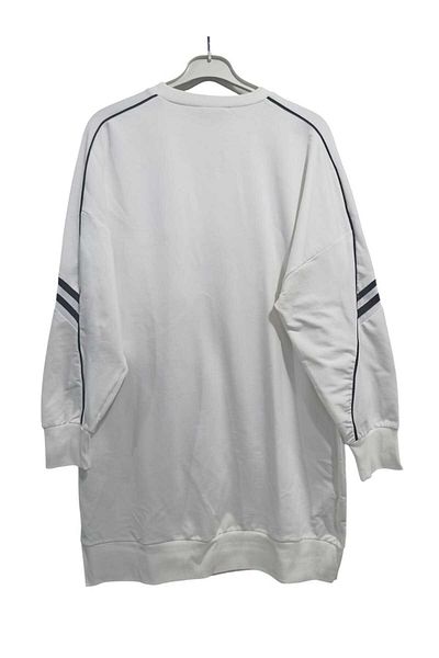 Puane Women's Sleeves Stripe Detailed 2 Thread Combed Cotton Soft Tunic 10657