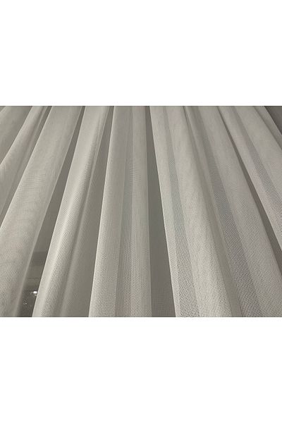 Pyramid Home Worry-Free Elegant Tulle Curtain No Ironing Guaranteed 1/3 Tight Pleat Self-Repairing Tulle Curtain