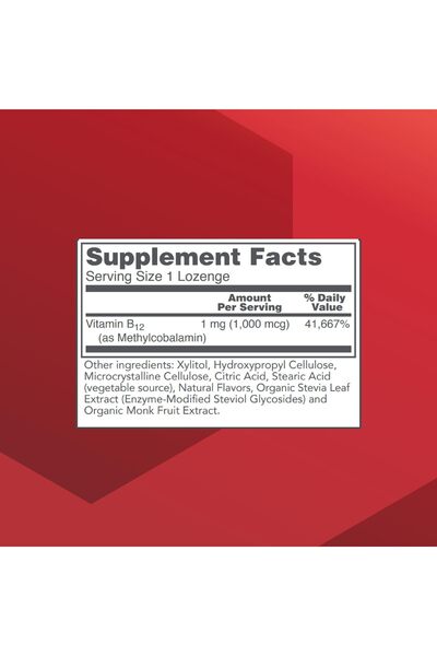 Protocol For Life Balance Methyl B12 1000mcg - Supports Brain & Nervous System - Vegan, Kosher, Halal - 100 Lozenges