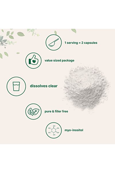Micro ingredients Pure Inositol Powder, Myo-Inositol B8, 1KG, Liver Support, Antioxidant, Vegan