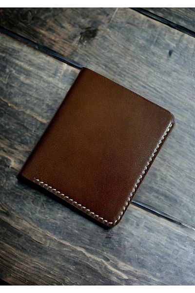 Safir Leather Ιταλικό Tan Leather Babil Wallet - Ultra Light