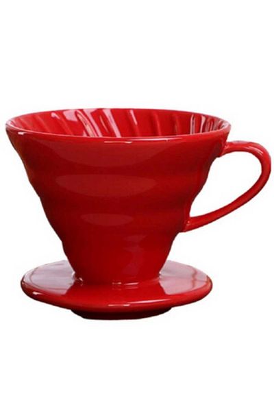 artizanmutfak Ceramic V60 Dripper |   Filter Coffee Brewing Equipment Red
