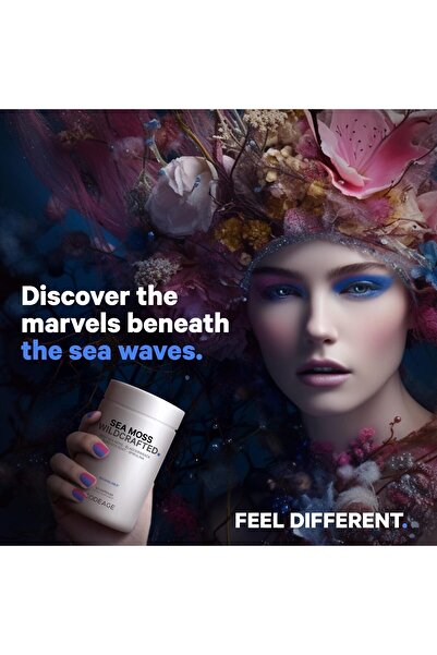 Codeage Raw Wildcrafted Irish Sea Moss, Spirulina, Bladderwrack, Burdock Root, Vegan, Non-GMO, 120 Capsules