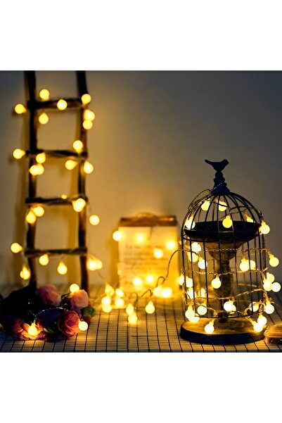 H Pp Hello Peoples Mini Top Led 3,5 Metre 20 Led Pilli Gün Işığı Dekoratif Ay...