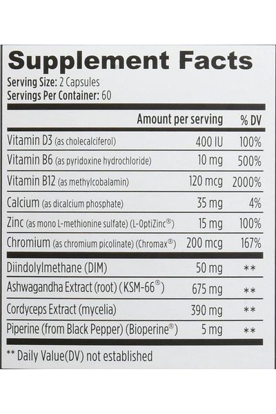 Weider Prime Testosterone Supplement for Men, Boost Strength & Build Lean Muscle, 120 Capsules