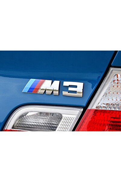 Genel Markalar Bmw E36 E46 M3 Metal Krom Bagaj Yazısı Logo Amblem