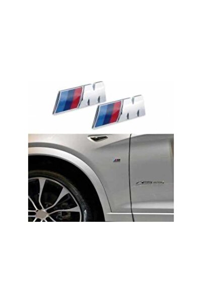 EDEXPORT Bmw ///M Logo Küçük Çamurluk Arması Bmw Logo - M Logo - 1 Adet