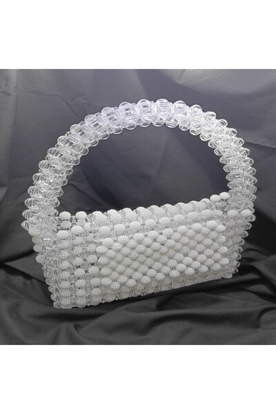 MODA İnci Çanta - İnci Boncuk Çanta - İncili El Çantası