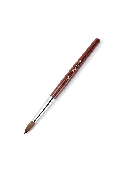 KADS فرشاة طلاء أظافر أكريليك من كولينسكي سابل، قلم خشبي أحمر، مقاسات 12#-20#...