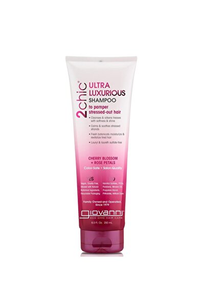 Giovanni 2chic Ultra-Luxurious Shampoo for Curly & Wavy Hair, Aloe Vera, Pro-Vitamin B5, Sulfate-Free, 8.5 oz