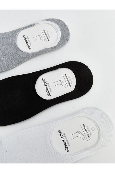 LC Waikiki Ανδρικές κάλτσες μπαλαρίνας LCW Comfort 3-συσκευασία