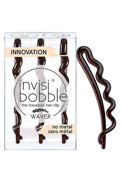 INVISIBOBBLE مشبك شعر مموج بدون أثر - قبضة مرنة قوية، لطيف على النساء والفتيات والمراهقات والشعر الكثيف
