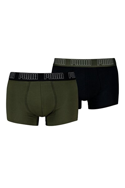 Puma Herren Boxershorts, 2er Pack - Everyday Trunks 2P, Cotton Stretch, einfarbig