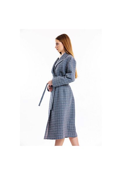 Masuwerte Women's Silver Glitter Long Coat