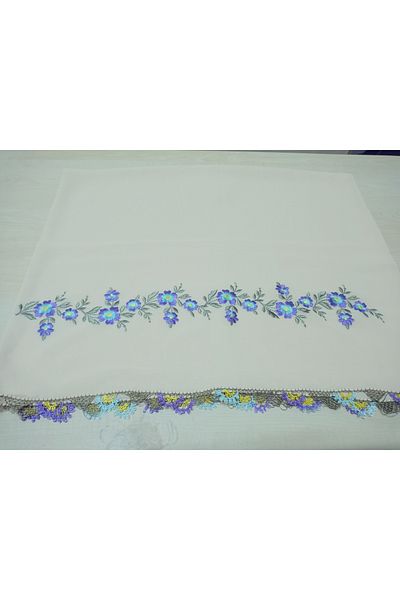 hoaryage Needle Embroidered Prayer Cover 145X75 cm Handmade Embroidery Fabric Mevlit Season Length Labeled