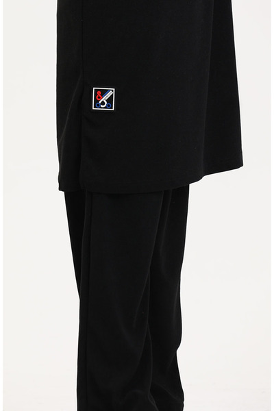 sefamerve 0568-02 Black Tunic and Pants Set of Two