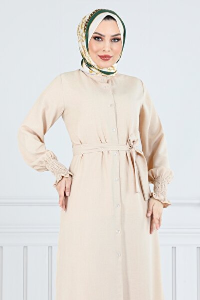 ModaMerve Belt Detailed Double Suit 809Ozr1047-M Stone