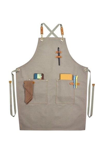 YDZ TEKNİK TEKSTİL Askılı Çömlek Resim Sanat Önlüğü Master Chef Cafe Restaura...