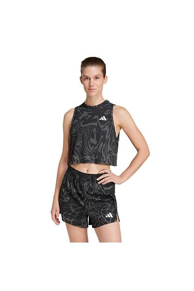 adidas WE MIN AOP TANK CZARNY