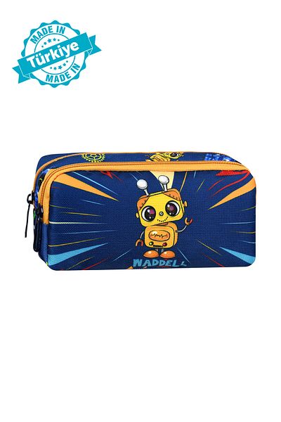 CHARSHI Waddell Licensed Two Pocket Boy's School Pen Bag