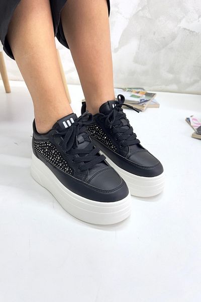 inizio Pantofi negru pentru femei cu toc ascuns EW1010