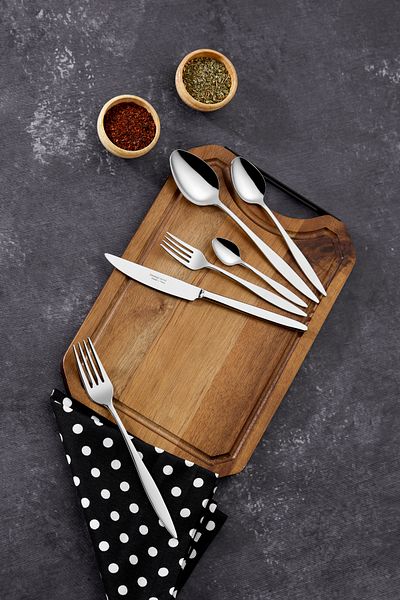 İMMO HOME 12-Person Immo Lale 72-Piece Fork Spoon Knife Set