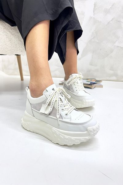 inizio Pantofi sport albi pentru femei EW1016