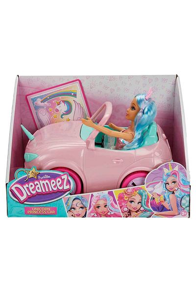 Sunman Dreameez Unicorn Pink Car and Princess Doll