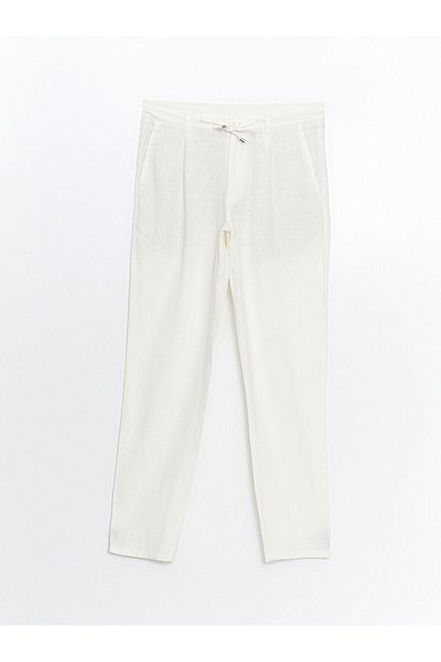 LC Waikiki Slim Fit Linen Blended Men's Trousers